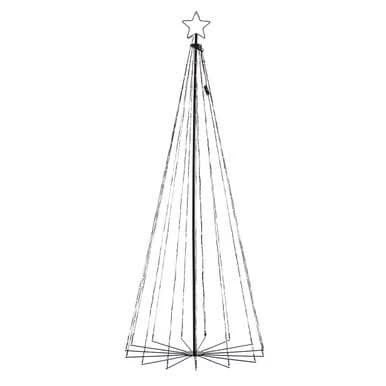 7.9 ft. Color Changing Cone Tree with 355 LED Multicolor Lights