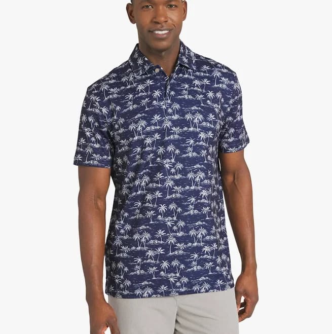 Chaps Men's Performance Short Sleeve Polo Shirt