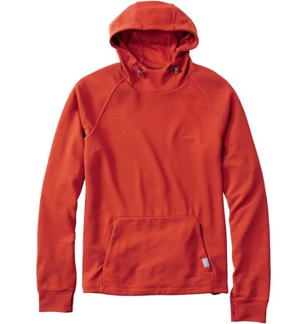 L.L.Bean Men's VentureStretch Ottoman-Rib Hoodie
