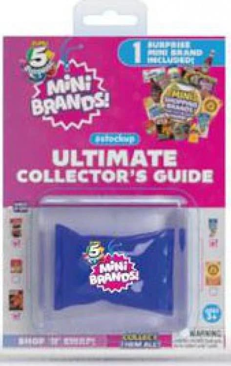 5 Surprise Mini Brands! Ultimate Collector's Guide Mystery Pack (1 Random Color Pack)