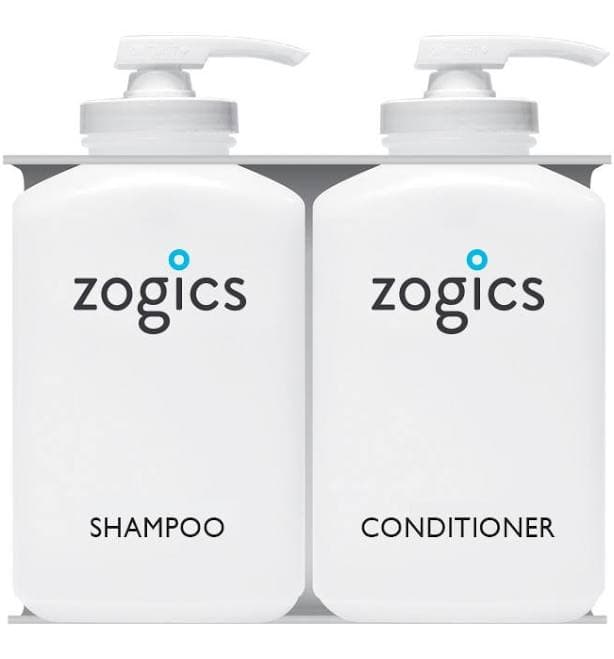 Zogics Bulk Personal Care 2 Chamber Refillable Dispensers