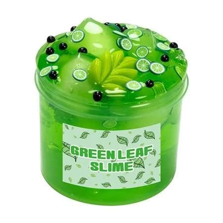 Pyaiiner Fruit Jelly Slime Kit 4 Colors Choices Clear Crystal Clays Sensory Toys Soft Stretchy Non-Sticky DIY Craft Stress Relief Toy Party Favors