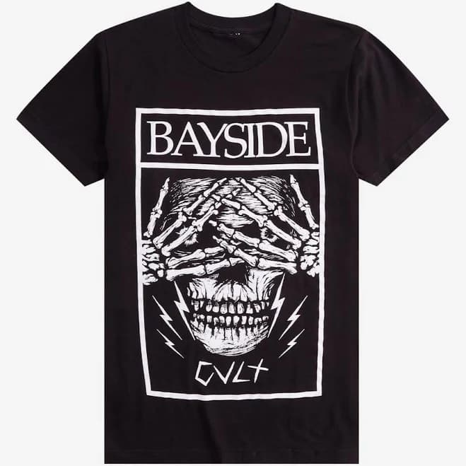Bayside Cult Skull Graphic T-Shirt