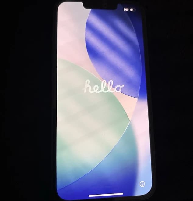 Apple Iphone Blue Bar Smartphone Ios Mobile Phone Sleek Design