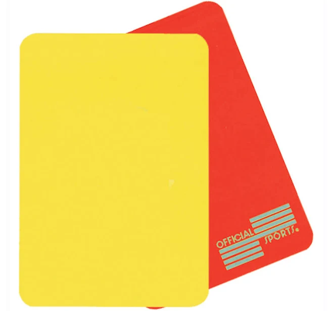 Official Sports Soccer Referee Card Set