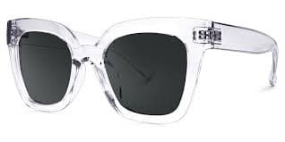 Malcolm Square Clear TR90 Frame Sunglasses | Zeelool
