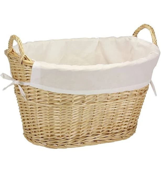 Household Essentials Willow Laundry Basket