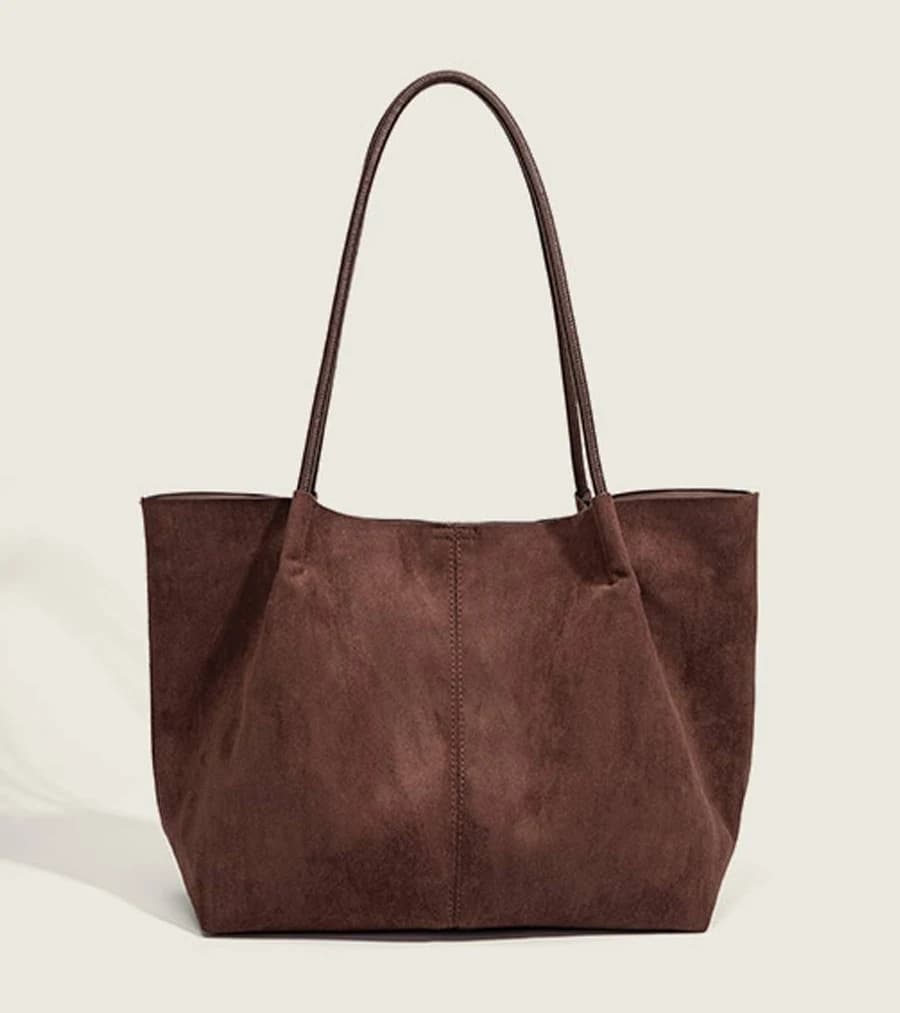 Vintage Suede Purse and Wallet Set