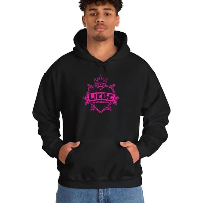 Liebe Punk Heart Hoodie
