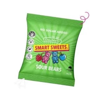Double'D Smart Sweets Sour Bears 50g