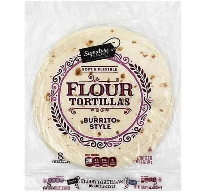 Signature Select Burrito Style Flour Tortillas