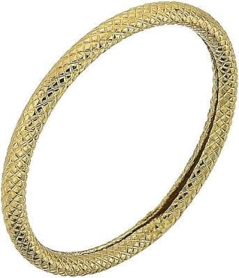 Adorna 14K Gold Textured Band Ring