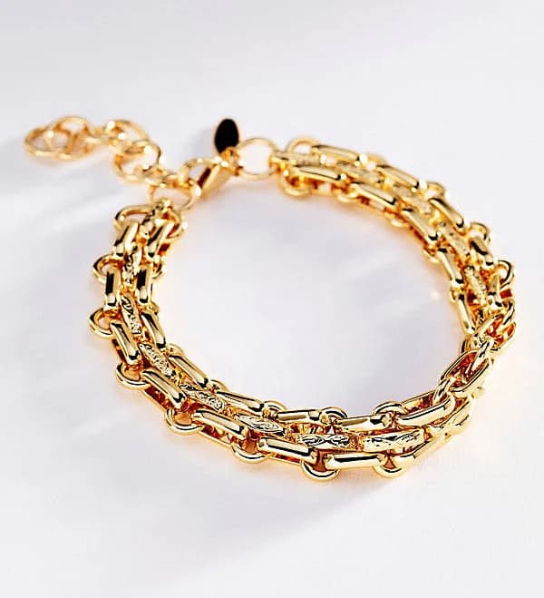 Bold Chuncky Chain Bracelet by Anthropologie