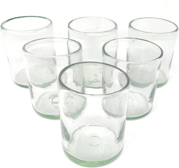 Dos Sueños Hand Blown Mexican Drinking Glasses