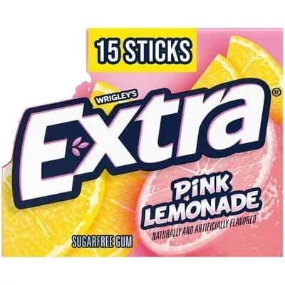 Extra Pink Lemonade Sugar Free Chewing Gum