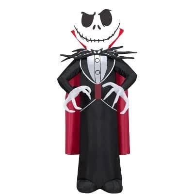Gemmy Airblown Inflatable Jack Skellington as Vampire
