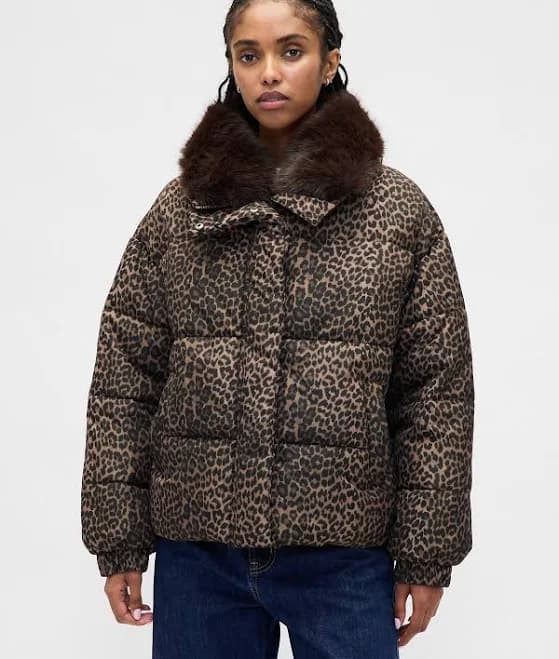 Gap Women's Faux Fur Puffer Jacket