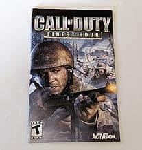 Call of Duty: Finest Hour Instruction Booklet (Sony PlayStation 2 PS2 Game Manual User's Guide Book only NO GAME)