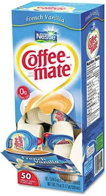 Coffee-Mate French Vanilla 50 per Carton