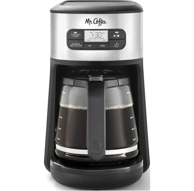 Mr. Coffee 12-Cup Programmable Coffee Maker with Automatic Cleaning Cycle