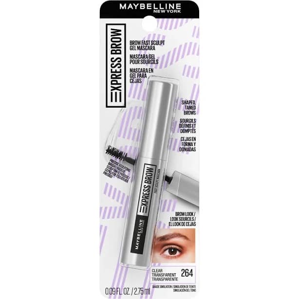 Maybelline Brow Fast Sculpt Eyebrow Gel Mascara 264 Clear 0.09 Fl Oz