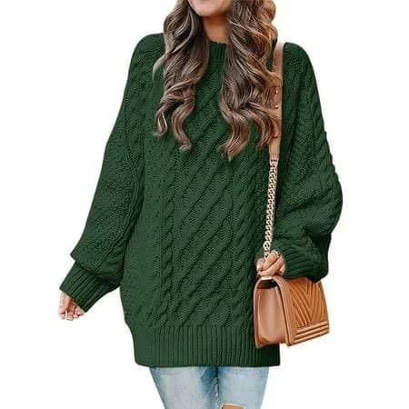 Women's Cable Knit Oversized Sweater