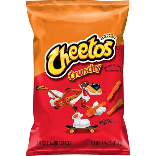 Cheetos Cheese Flavored Crunchy Snacks