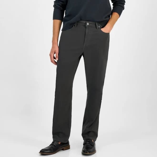 Sun & Stone Men's Straight-Fit Pants
