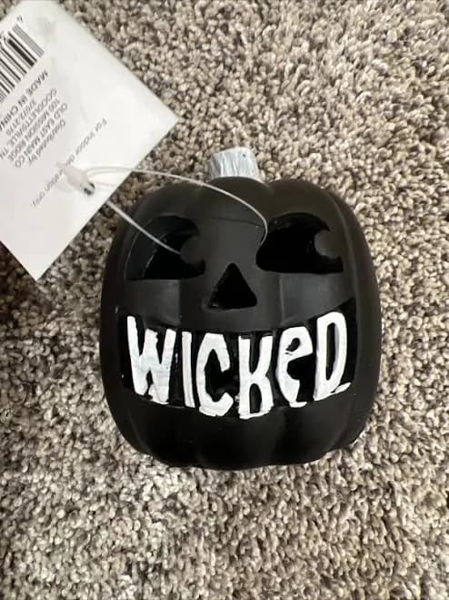 Happy Halloween Light Up Mini Pumpkin