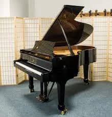 Steinway Sons Grand Piano Model A3, 195 cm, Black High Gloss