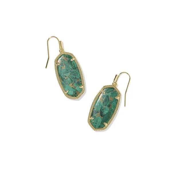 Kendra Scott Elle Drop Earrings-Gold