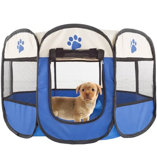 Petmaker Portable Pop-Up Pet Playpen with Carrying Case