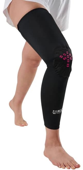 McDavid Men's HEX Viz Full Length Leg Sleeve
