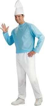 Amazon.com: Adult Smurf Costume, Blue/White, Standard : Clothing, Shoes & Jewelry