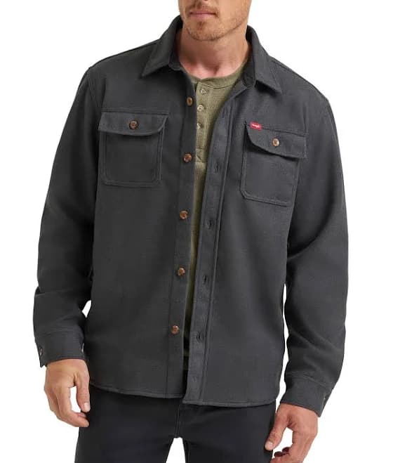 Wrangler Men's Fleece Shirt Jacket
