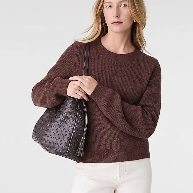 Ann Taylor Women's Mixed Cable Sweater