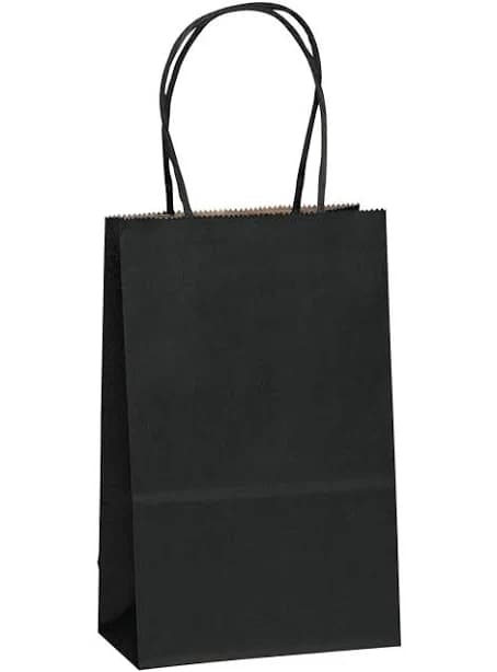 Flexicore Packaging Black Kraft Paper Bags