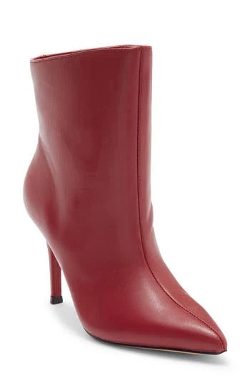 Steve Madden Women's Sierah Pointed Toe Leather Ankle Boots