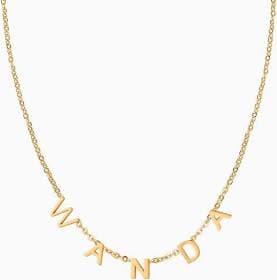 DORADO Custom Letter Necklace Gold Plated