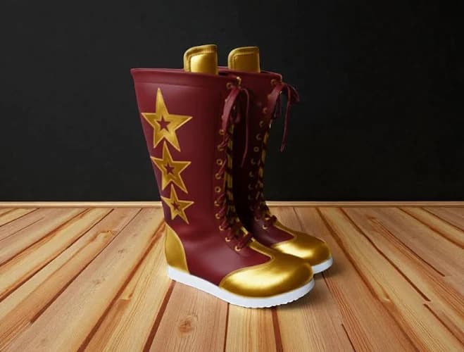 Handmade Star Wrestling Boots