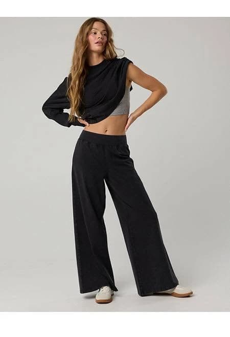 OFFLINE By Aerie OG Cotton Super Wide Leg Pant Women's