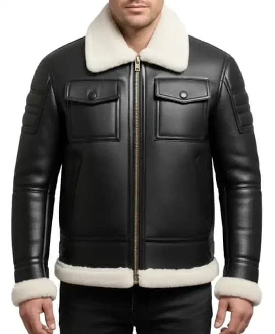 Shearling Bomber Jacket