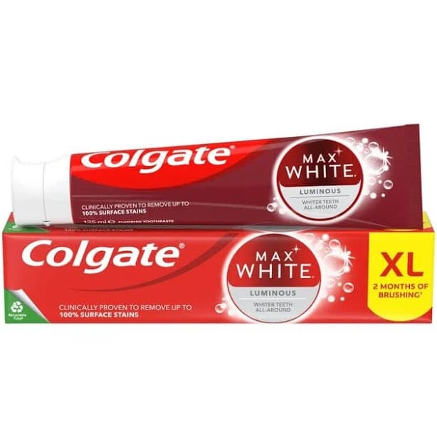Colgate Max White Luminous Teeth Whitening Toothpaste 125ml