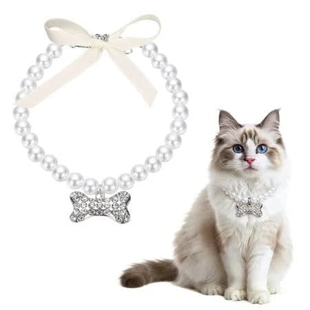 Uxcell Cat Dog Pearl Collar Necklace