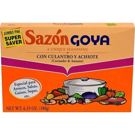Goya Sazon Flavor Packet with Coriander & Annatto