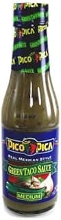 Pico Pica Green Taco Sauce Medium 7 oz (Pack of 3)