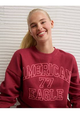 AE Women's Funday Crew Neck Sweatshirt