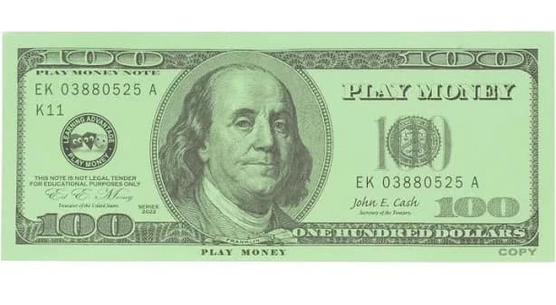 Play Money Bills Set of 50