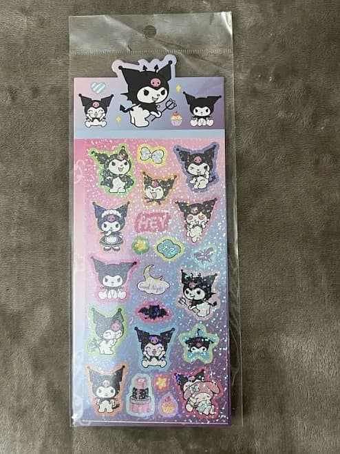 Sanrio Kuromi Sticker Sheet Set