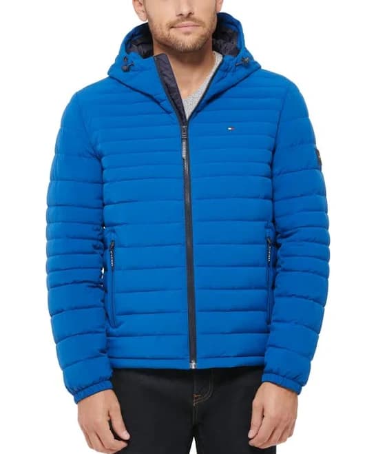 Tommy Hilfiger Men's Hooded Puffer Jacket